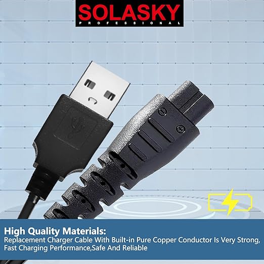 USB Charger Cord Compatible with Remington Shaver Clipper Charger USB Cable Power Cord for Remington XR7000 HC4250