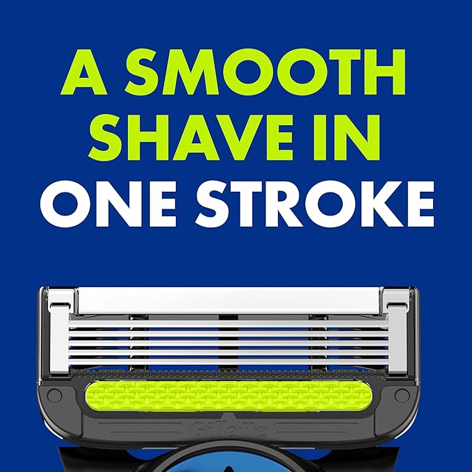 Gillette Labs Special NFL Seahawks Edition Shaving Razor for Men - 1 Handle, 4 Razor Blade Refills & Magnetic Stand, Holiday Gifts for Men, GilletteLabs with Exfoliating Bar