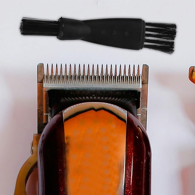 FRCOLOR 20 Pcs Double-head Razor Cleaner Brushes Plastic Clipper Cleaning Brushes for Electric Shaver and Trimmer Detail Cleaning in Barber and Personal Grooming