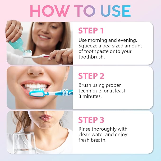 Niacinamide Whitening Toothpaste for Radiant Smile – Gentle Stain Removal, Fresh Breath, Deep Cleaning & Gum Protection – Niacinamide Toothpaste for Daily Use – Lasting Mint Flavor – 3.5oz Tube