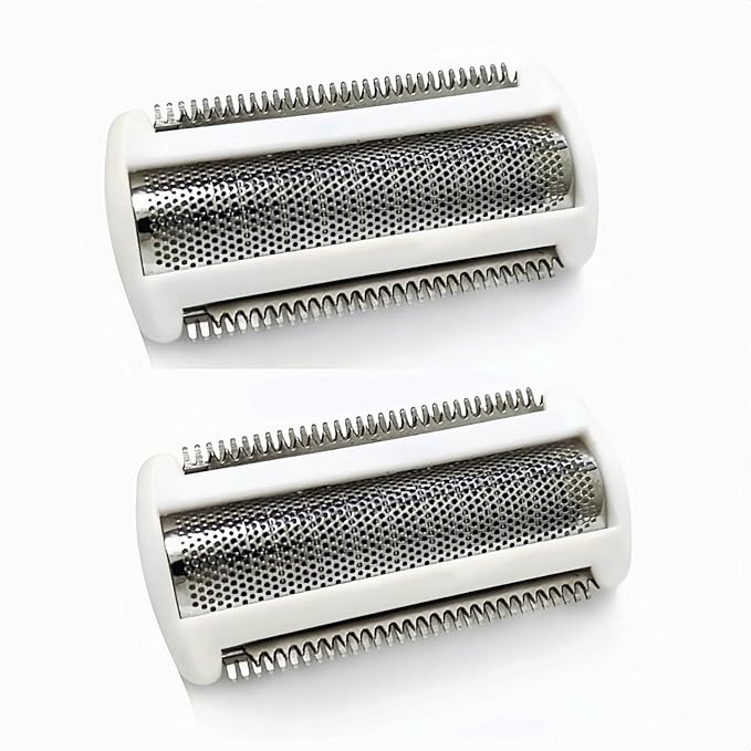 BRL140 Replacement Shaver Foil Head Compatible with Philips Women's Electric Shaver BRL140 BRL130 Wet and Dry, Ladies' trimmer foil and blades white 2-Pack