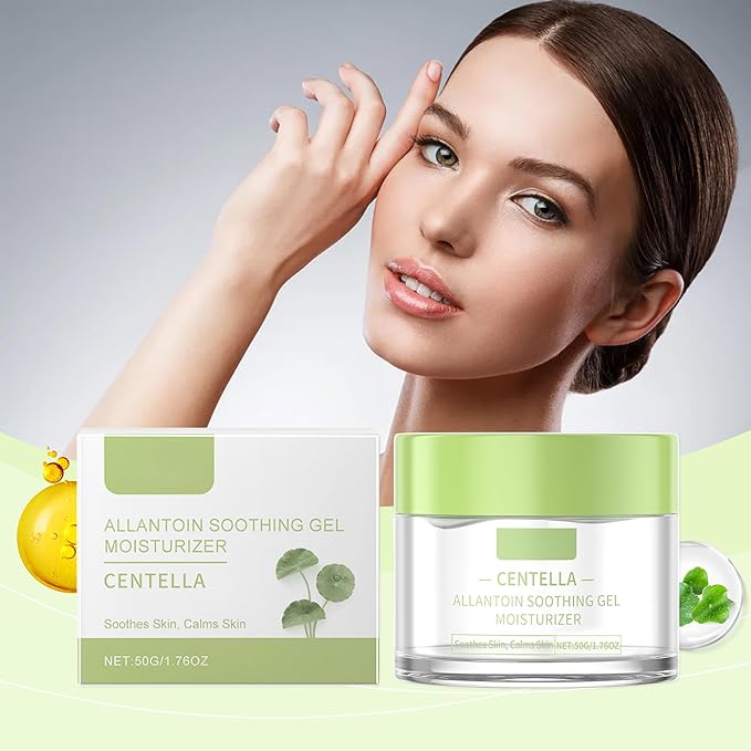 Centella Soothing Gel, Deep Hydrating, Botanic Ingredients with Centella Asiatica – Face Moisturizer for Skin Barrier Repair, Firm Skin, Face Moisturizing & Nourishing for Women Girls