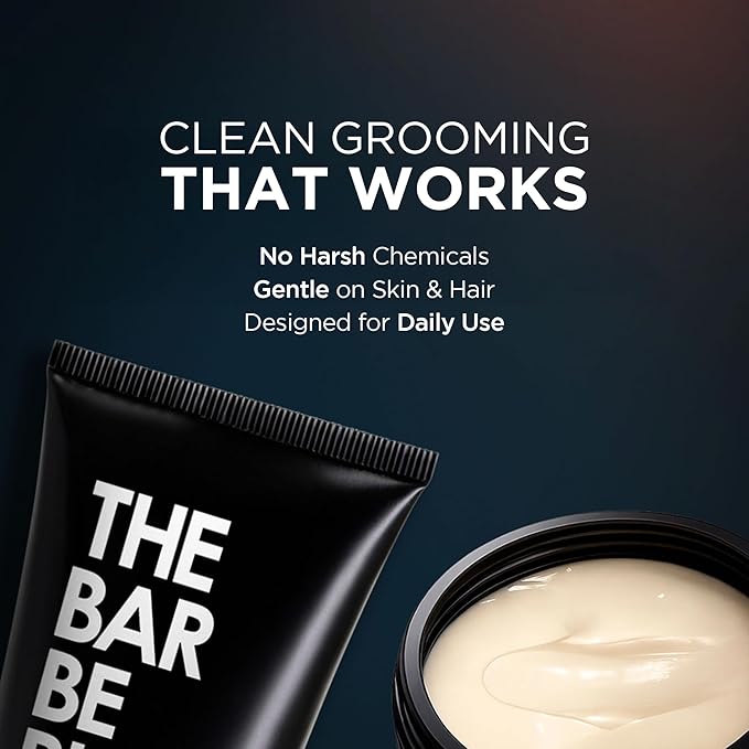 THE BARBERIA Shaving Gel for Men, Clear Precision Shave Gel, Aloe Vera & Turmeric, Alcohol Free, Sensitive Skin Formula, 5 fl oz