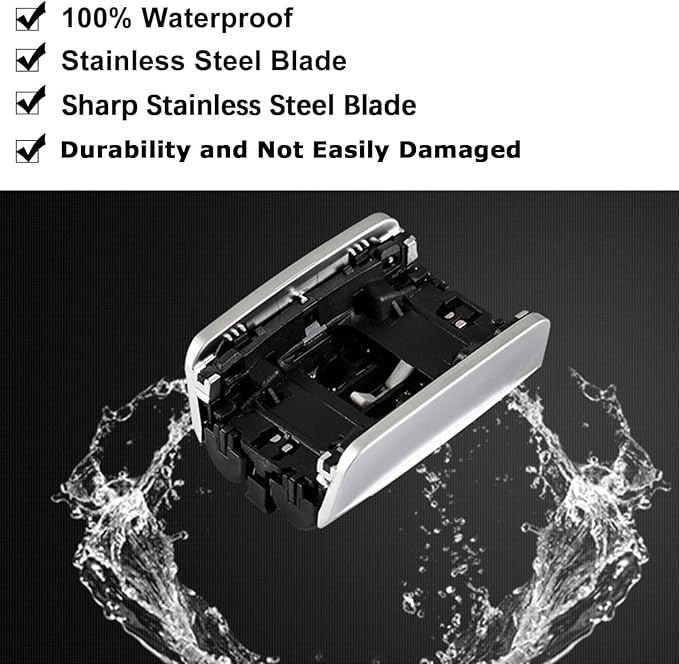 83M Replacement Head Compatible With Braun Series 8, 83M Wet and Dry Replacement Foil and Cutter for Braun Electric Shaver S8, 8370cc, 8340s, 8350s, 8467