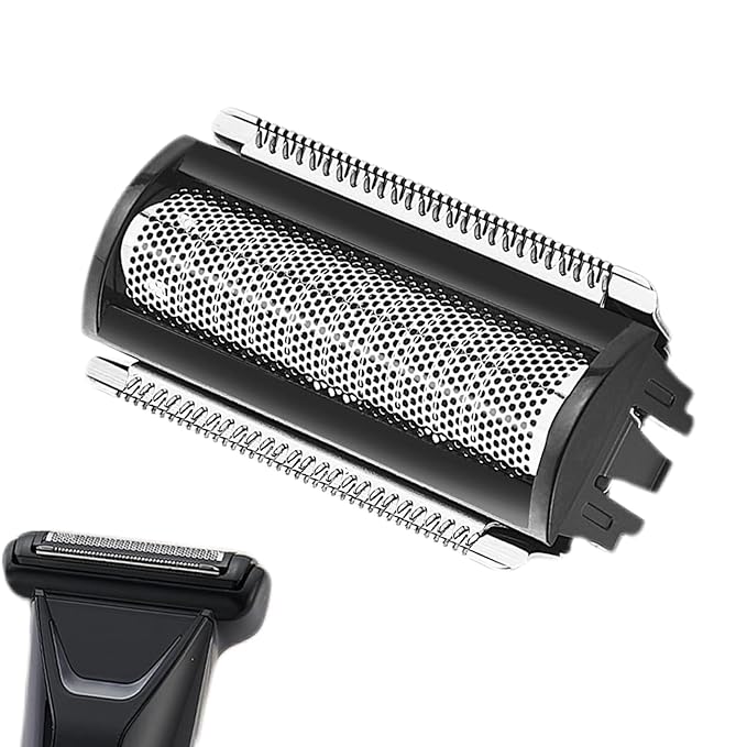 Replacement Foil Blade Compatible with MANSCAPED The Lawn Mower Electric 5.0 Ultra Hair Trimmer,Replacement Clipper Blades Groin Hair Foil Shaver Head for Close Body Hair Grooming（1PC BLACK）