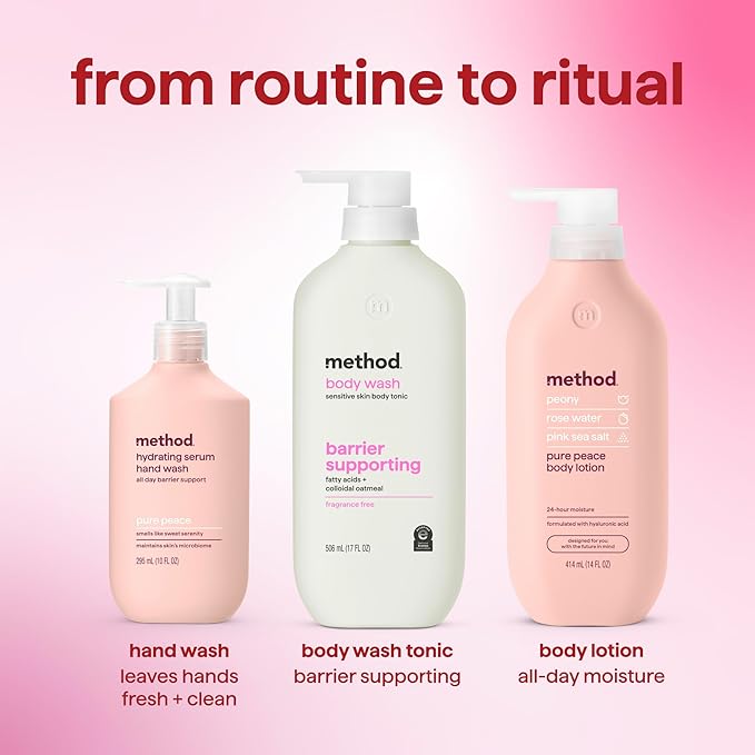 Method Body Wash, Sensitive Skin Body Tonic - Fragrance Free, 17 oz