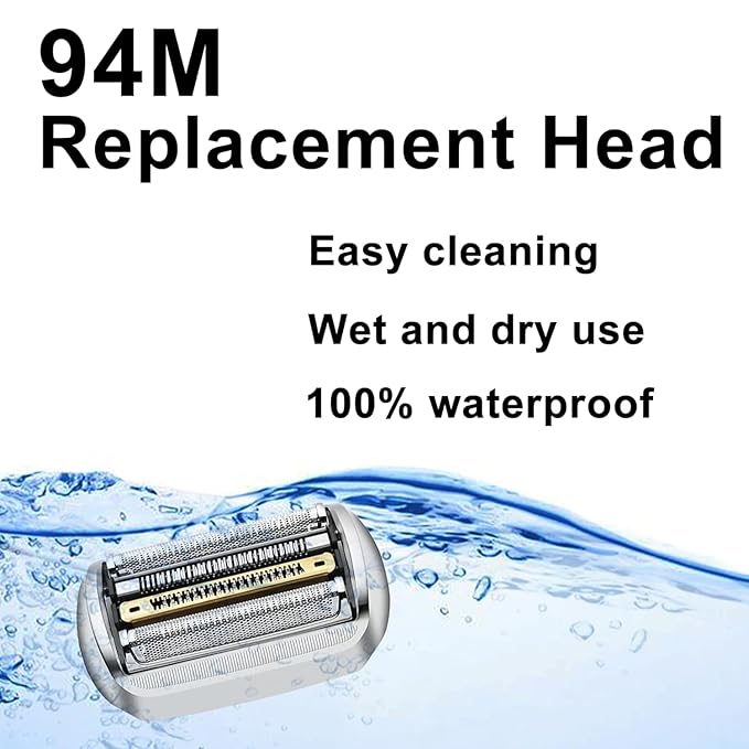 94M Electric Replacement Shaver Head Accessories Series 9 Pro Electric Shaver blade Compatible with Braun series 9 pro 9290cc, 9291cc, 9370cc, 9376cc, 9293s, 9260s, 9295cc, 9385cc and so on