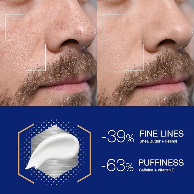 6‑in‑1 Face Cream for Men: Daily Hydrating Anti‑Aging Moisturizer with Hyaluronic Acid & Niacinamide – Helps Smooth Fine Lines