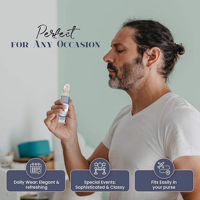 MOBETTER FRAGRANCE OILS Pola Ultra Blue Cologne Body Oil for Men (10ml Roll On)