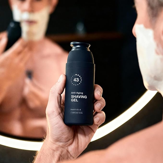 Particle Anti Aging Shaving Gel for Men, Helps Reduce the Appearance of Wrinkles, Firm and Tighten Your Skin with Every Shave in Just 43 Seconds (4.05 fl.oz)