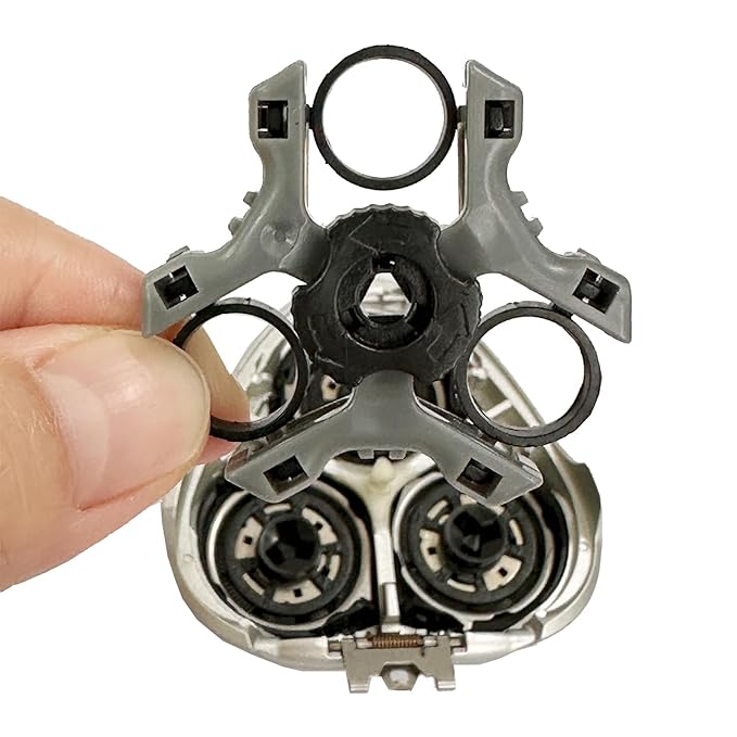 HQ8 Replacement Heads for HQ8 Aquatec Shaver 3 Pc with 1 Pc Pack Cutterhead Retaining Ring