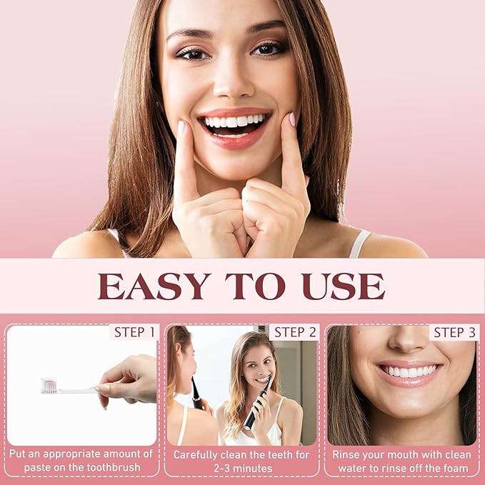 SP-8 Probiotic Whitening Fluoride Free Toothpaste, Upgraded Formula | Ultra Brightening | Gums & Enamel Repair | Mint Flavor | Removes Stain & Plaque | Sensitive Teeth Protection