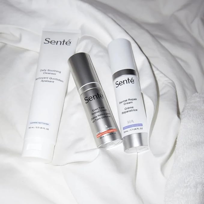 Sente Daily Soothing Facial Cleanser For Dry and Sensitive Skin | Gently Removes Oil, Impurities and Makeup | with Vitamin E | 5.5 Fl Oz