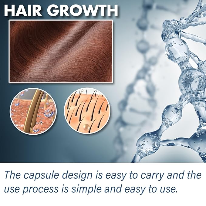 30 Count Hair Regrowth Capsules - Accelerate Hair Growth & Thicken Hair by 50-85% - Scalp Stimulating Herbal Extracts with Argan Oil & Vitamin E