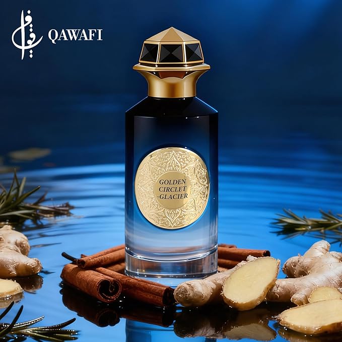 Golden Circlet-Glacier Long Lasting Perfumes For Men –Fruit, Sweet, Spicy, Leather,Woody - Enjoy An All-Day Fragrance Experience, Spray 100 Ml | 3.4 Fl. Oz