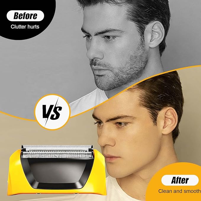 Shaver Replacement Foil Head for Wahl Yellow Lifeproof Foil Shaver Series 7061 Model 7045-100.2 Count