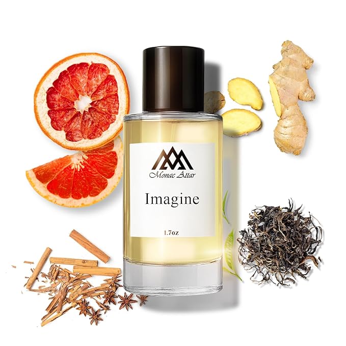 Monac Imagine Inspired by Imaginattiion, Eau De Parfum, 1.7oz/50ml, Men, Long Lasting Fragrance, Luxury Made Affordable
