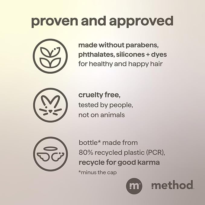 Method Men 2-in-1 Shampoo and Conditioner, Cedar + Cypress - Hydrating Formula with Woody Scent - Paraben Free and Cruelty Free - 14 Fl Oz, Pack of 1