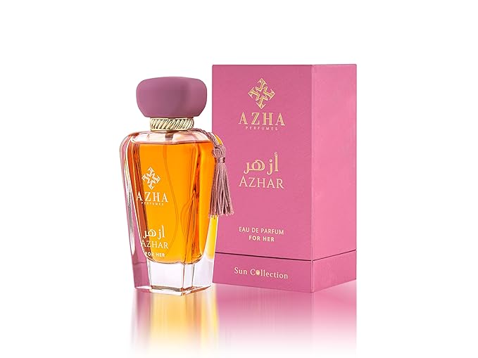Azhar For Her EDP Spray 100ML | Luxurious Floral Fragrance with Saffron, Raspberry & Warm Vanilla Notes