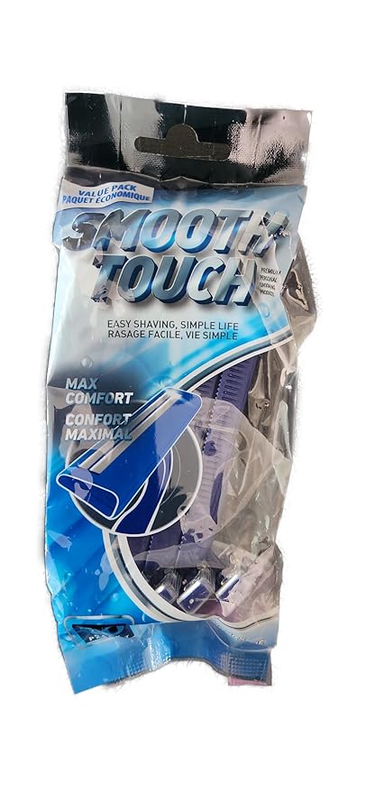 Smooth Touch Twin Blade Razors for Sensitive Skin 10 Pack