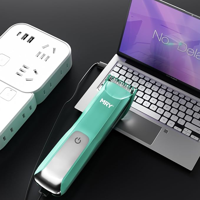 MRY Groin Trimmer for Men & Women - Ipx6 Waterproof USB Charging Trimmer with Light & Ceramic Blade for Pubic/Body/Groin Grooming/Face/Legs/Facial (Green Color)