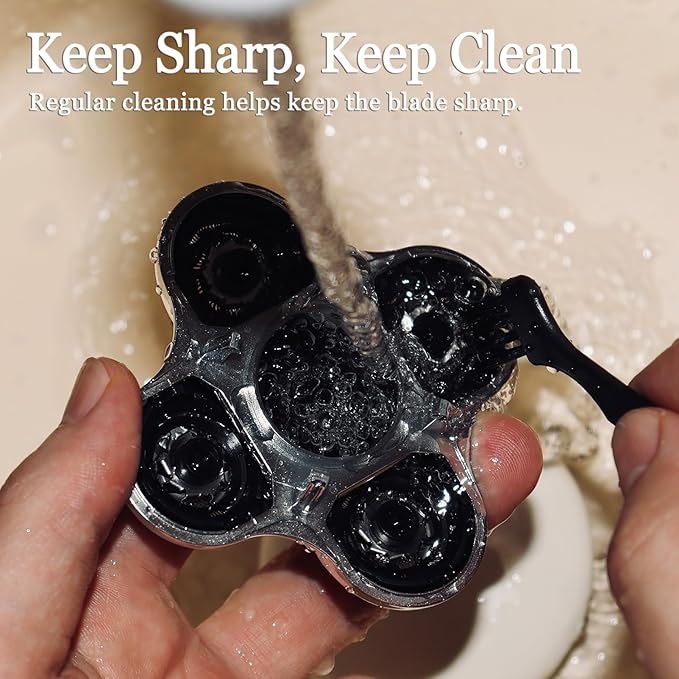 2 Pack Blade Pro Replacement Head Compatible with Remington Balder Pro XR7000, 5 Dual Track Shaver Heads for a Smooth and Close Shave with No-Irritation.