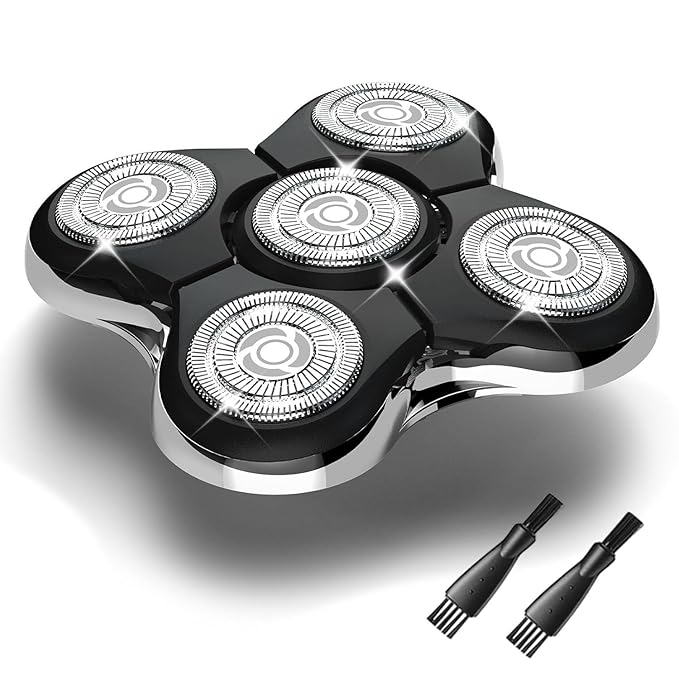 1Pack Shaver Replacement Head Compatible with Remington Balder Pro Head Shaver ModelSPR-XR7000,with 2 Sweeping Brush