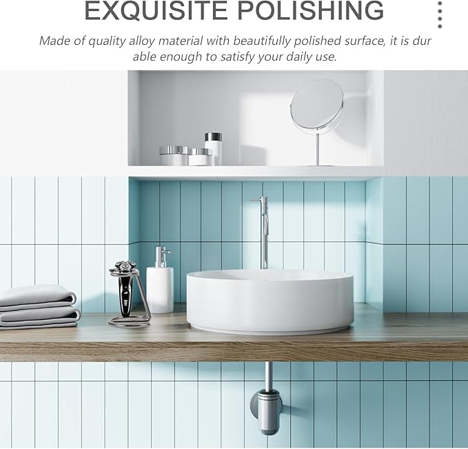 Men Razor Brush Stand and Ferroalloy Razor Organizer Rack for Bathroom Storage, Gunmetal Shaving Tool Holder Suitable for Home and Travel Use