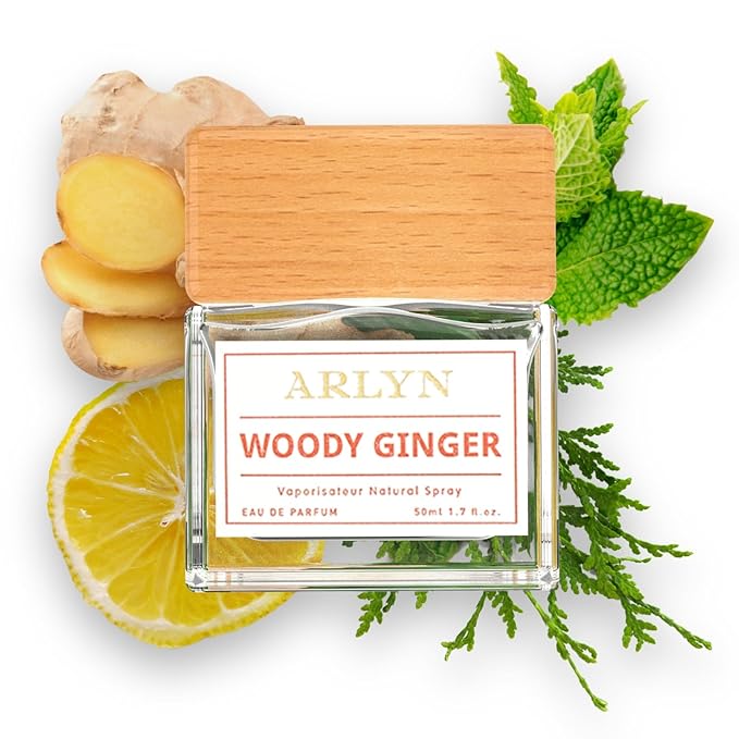 ARLYN Woody Ginger Eau De Parfum Inspired by Chanelle's Blue De, Perfume for Men, Luxury Fragrance - Vegan, Cruelty-Free, and Eco-Conscious (1.7oz / 50ml)