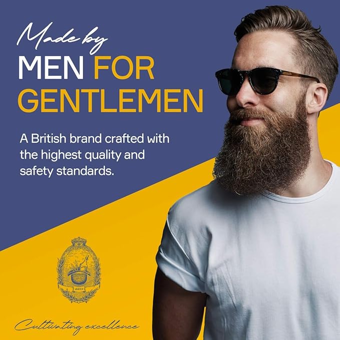 SEVEN POTIONS Natural Beard Styling Wax for Medium Hold - 1 oz, Shapes and Nourishes Without Stiffness (Woodland Harmony)