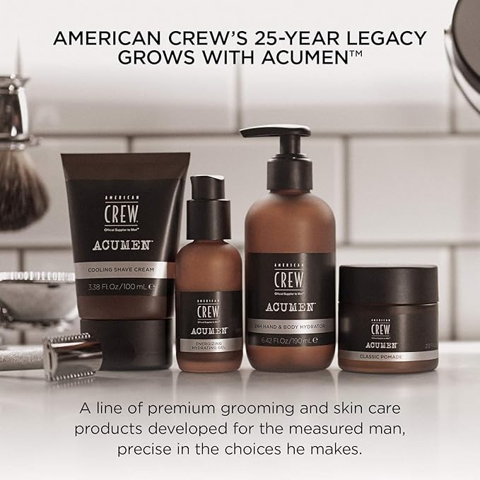 American Crew Men's Exfoliating Face Cleanser, Daily Clay Cleanser, 5.1 Fl Oz