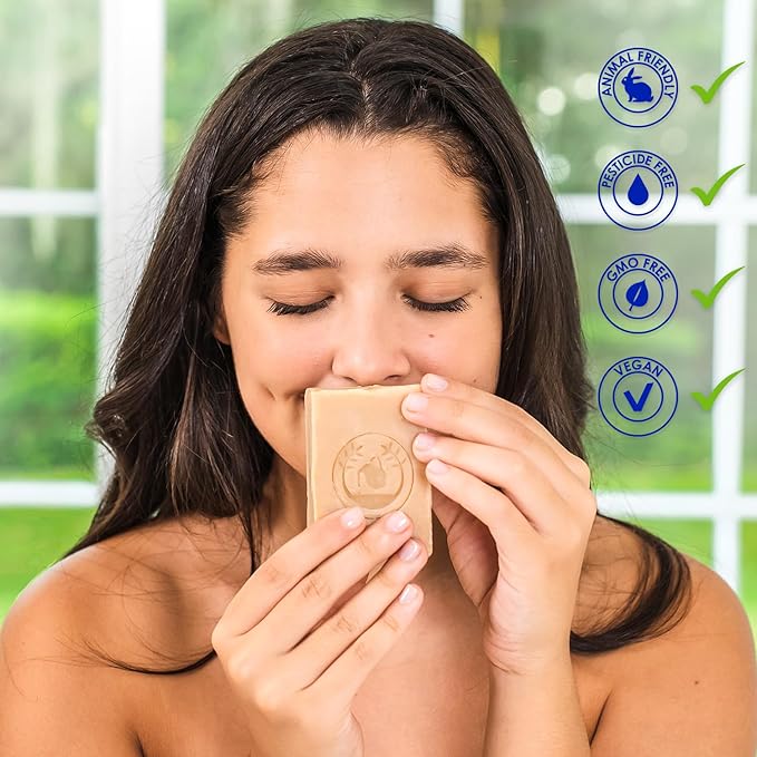 Ancient Greek Remedy Organic Face and Body Soap Bar for Dry, Normal and Sensitive Skin. Gentle Wash Treatment for Women, Men, pack of 1
