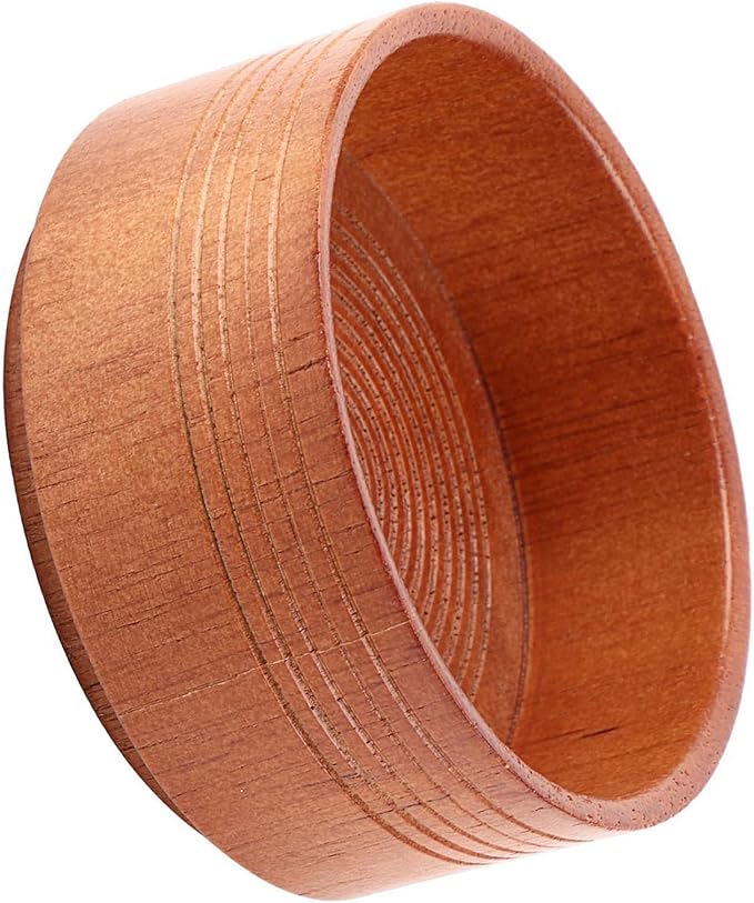 FILFEEL Shaving Bowl, Wooden Shaving Soap Bowl Cup Mug Tool For Man Shaver Cleansing Foam Round