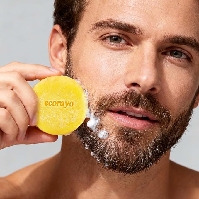 Shaving Soap Bar for Men and Women, Moisturizing Shaving Soap for Sensitive Skin