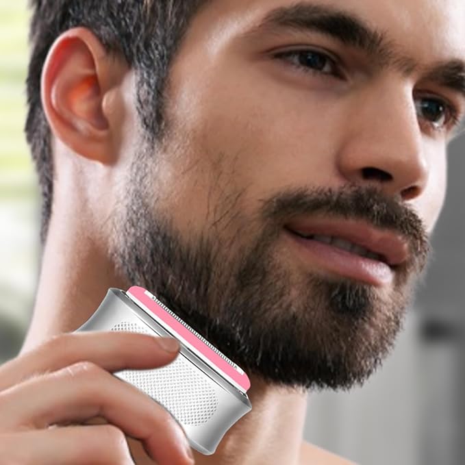 Bald Head Shaver - Manual Hair Clipper, Handheld Grooming Tool, Portable Stainless Razor, Compact Shaving Device | Convenient Grooming Instrument for scalp legs arms face daily travel seniors athletes