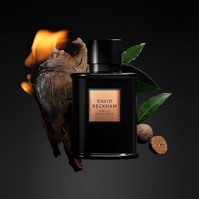 David Beckham Bold Instinct Eau de Parfum 2.5 fl oz (Pack of 1), Notes of Laureal Leaf, Nutmeg, and Smokey Wood, Men's Fragrance, Long Lasting, Everyday Fragrance, Travel Size