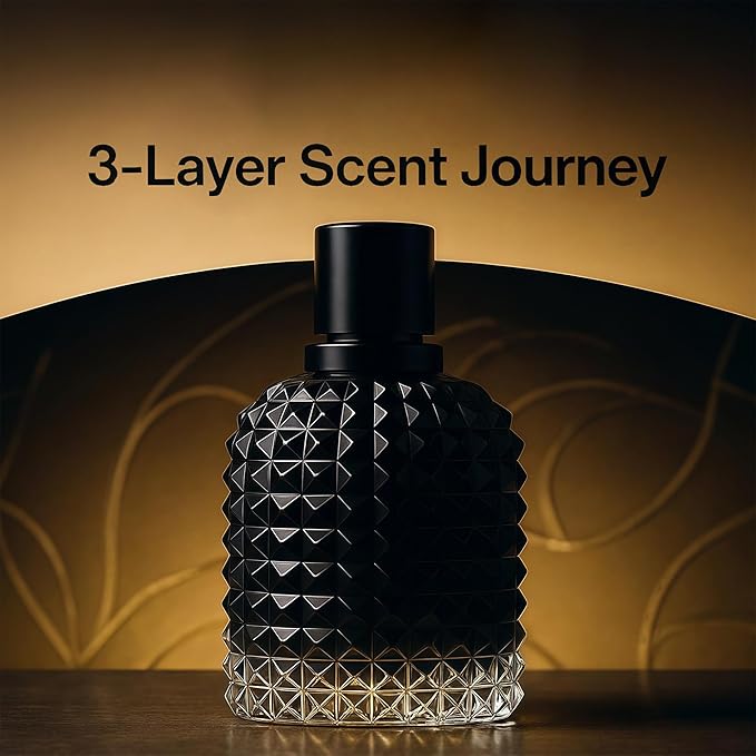 Men's Cologne Include 4 Variety Pack Perfume Gift Set- 3.4 Fl Oz Each Eau De Parfume Tobacco,Musk,Woody,Masculine Scent Long Lasting Fragrance(MilanoMR&Salva&HunterNo&HunterPl)