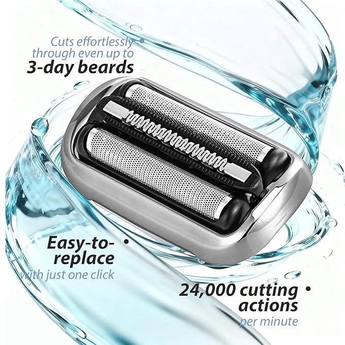 S7 73S Replacement Head Shaver Head Compatible with Series7 Shaving Razor Head, Suitable for S7 7020s, 7025s, 7085cc, 7027cs, 7071cc and 7075cc.