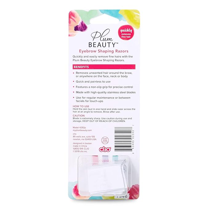 Eyebrow Shaping Razor (Pack of 2)