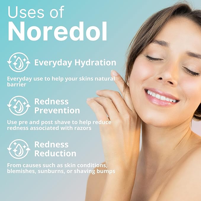 Noredol® Redness Relief Gel | Patented 1,4-Cyclohexanediol Barrier Repair | Soothes Visible Redness, Flushing & Irritation | Dr. Developed for Rosacea-Prone & Sensitive Skin | Fragrance-Free (0.5 oz)