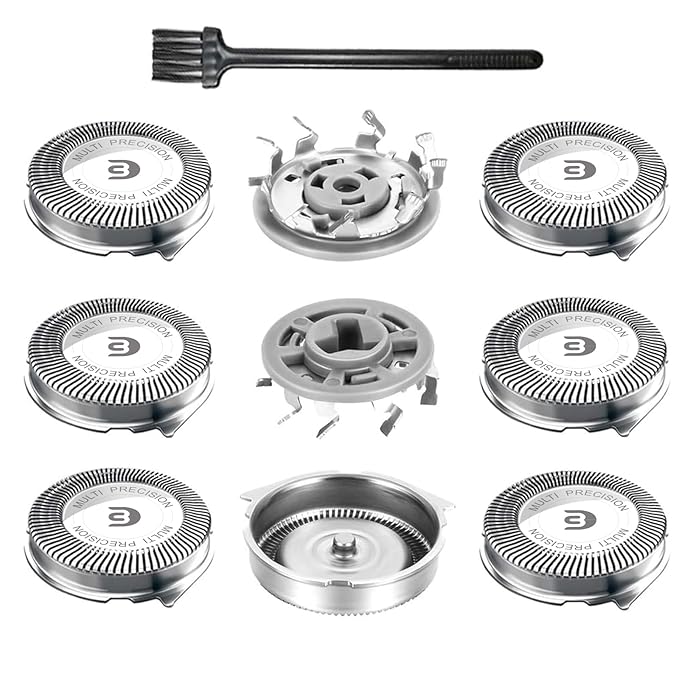 SH30 Replacement Heads for Philips Norelco Electric Shaver Series 1000, 2000, 3000 and S738 with Durable Sharp Blade, 9-pc Pack