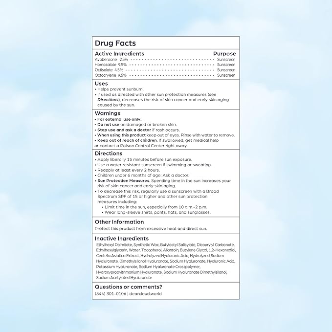 dearcloud Sunny Defense Sunscreen Stick SPF 50+ PA++++ – Korean Sunscreen for Face & Travel Size (.68 oz)