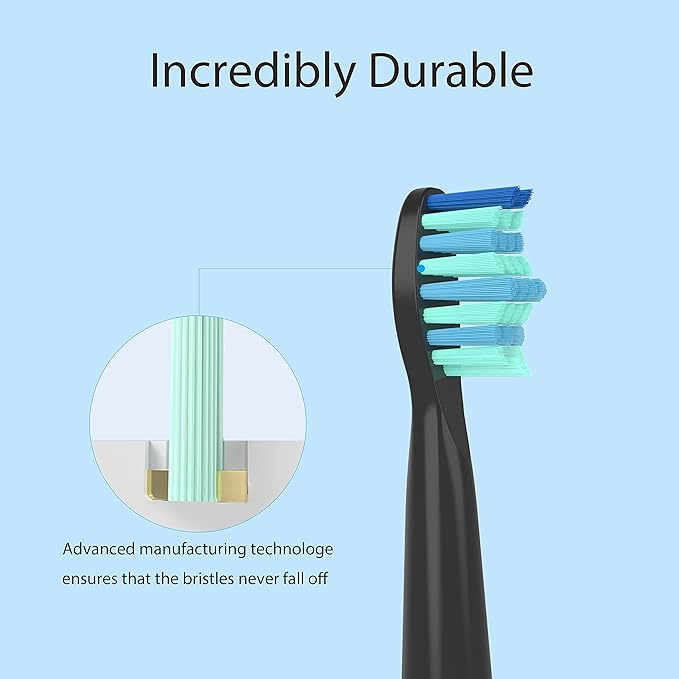 Toothbrush Heads for FairyWill, Replacement Brush Heads for Fairy Will, Electric Toothbrush Replacement Heads for Fairywill FW-507/508/551/515/917/959, FW-D1/D3/D7/D8