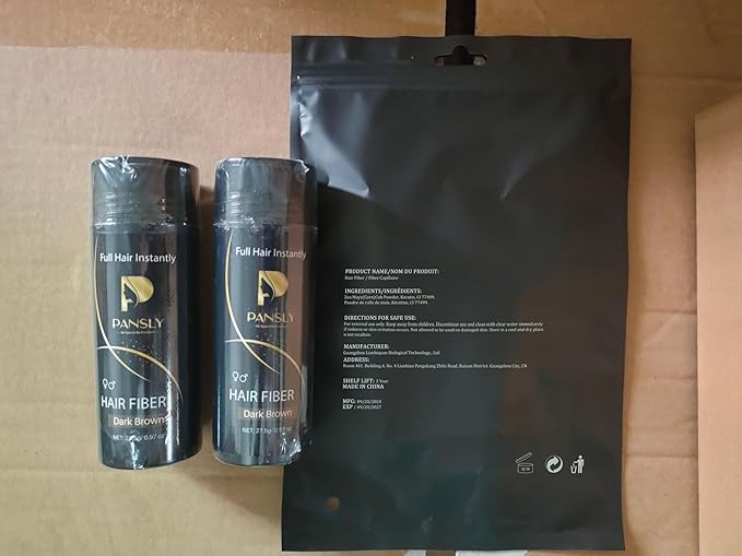 RoseFlower Hair Building Fibers for Thinning Hair Unisex, Waterproof Undetectable Natural Instantly Conceals & Thicken Thinning or Balding Hair Areas Hairline 15 Sec, Look Younger, Men & Women