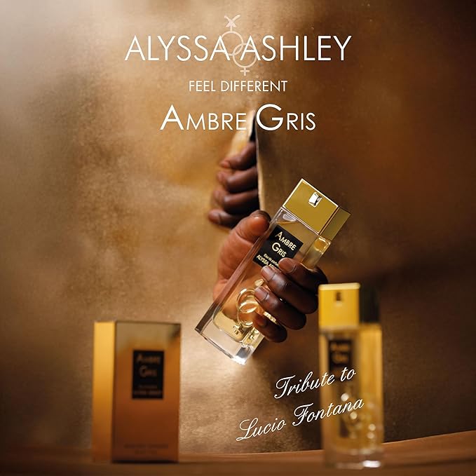Alyssa Ashley Ambre Gris - Vanilla Perfume for Women - Elegant Women Fragrances - Exquisite Vanilla, Long Lasting Sensual Notes - 1 oz EDP Spray
