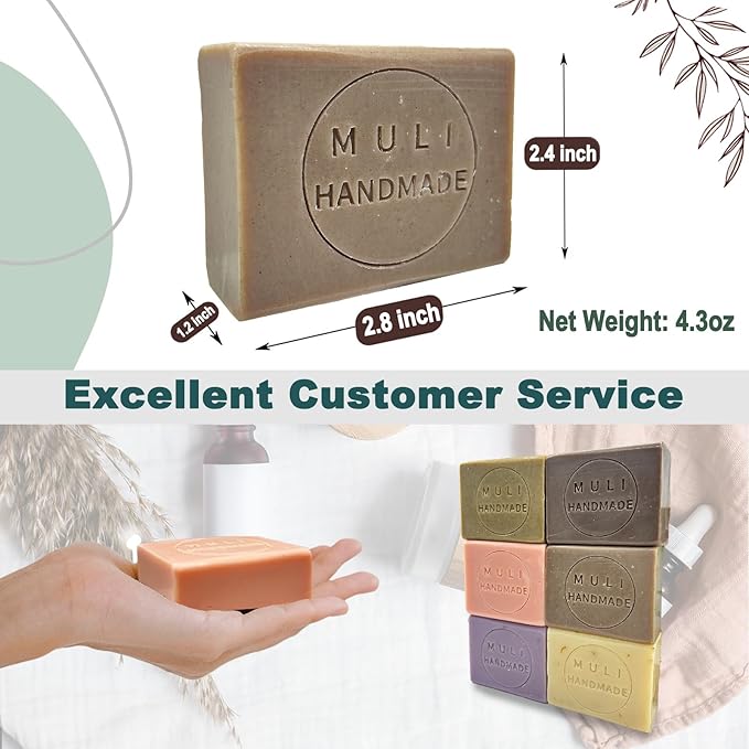 Natural Handemade Bar Soap for Men and Women with Essential oils, Scented Bar Soaps for Bath, Fragrance Regular Use Gift Set (Pack of 1) Calendula