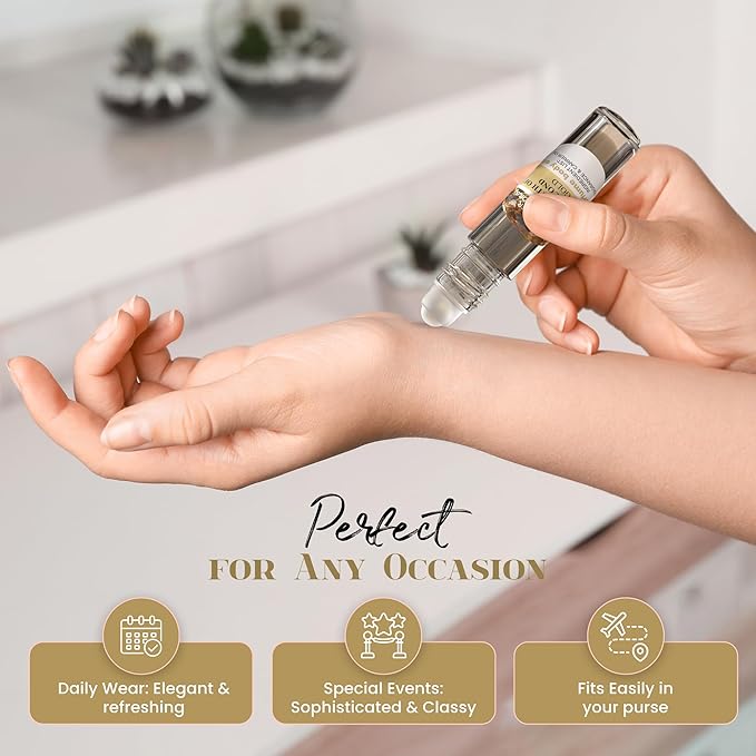 MOBETTER FRAGRANCE OILS A Millionth Of A Second Gold Perfume Women Body Oil 10ml Roll On
