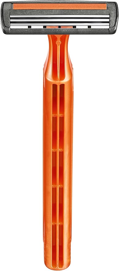 BIC 3 Sensitive, Men's Disposable Razors, Fixed Head Triple Blade for a Close Shave, Bundle of 4 Packs of 4