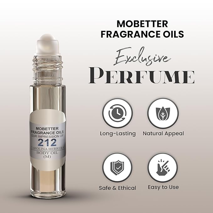 MOBETTER FRAGRANCE OILS' Our Impression of 212 (M) Men Cologne Body Oil