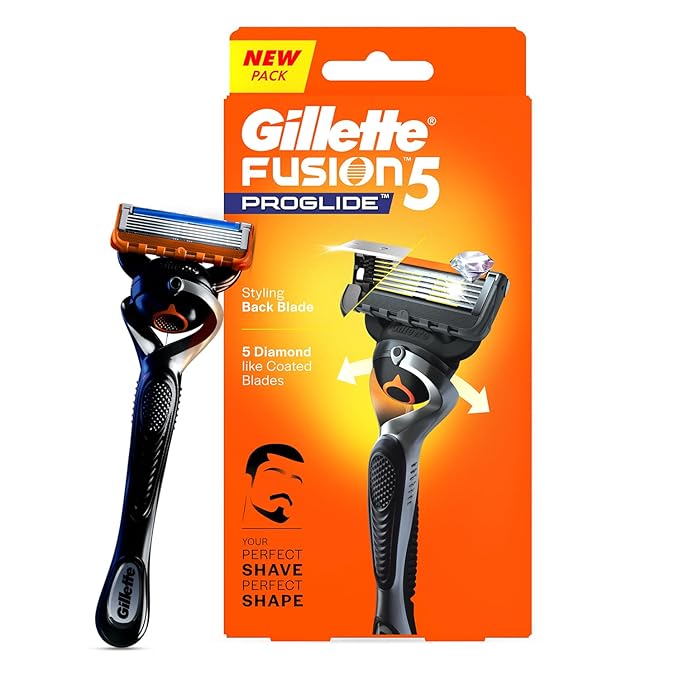 Gillette Fusion5 ProGlide Men's Razor, Handle & 1 Blade Refill